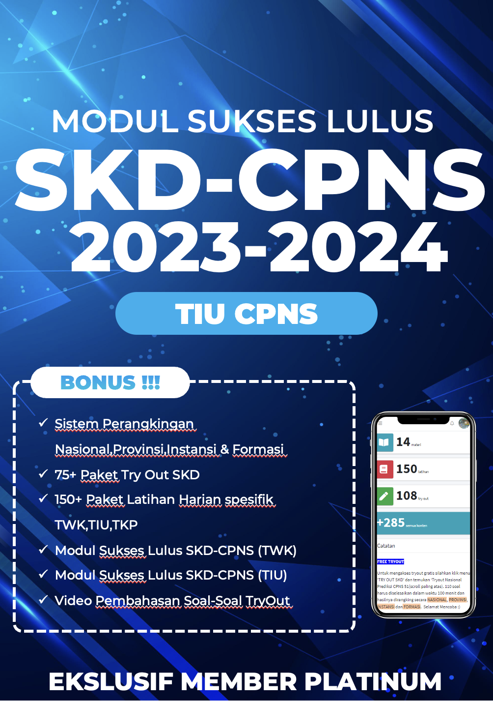 MATERI BELAJAR TIU CPNS 2023 LENGKAP